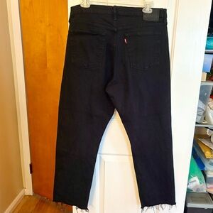 Levi's Black Wedgie Straight Jeans